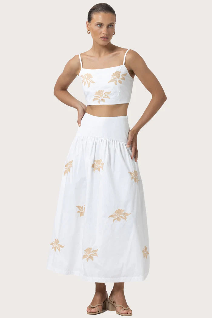 Oliver Embroidered skirt