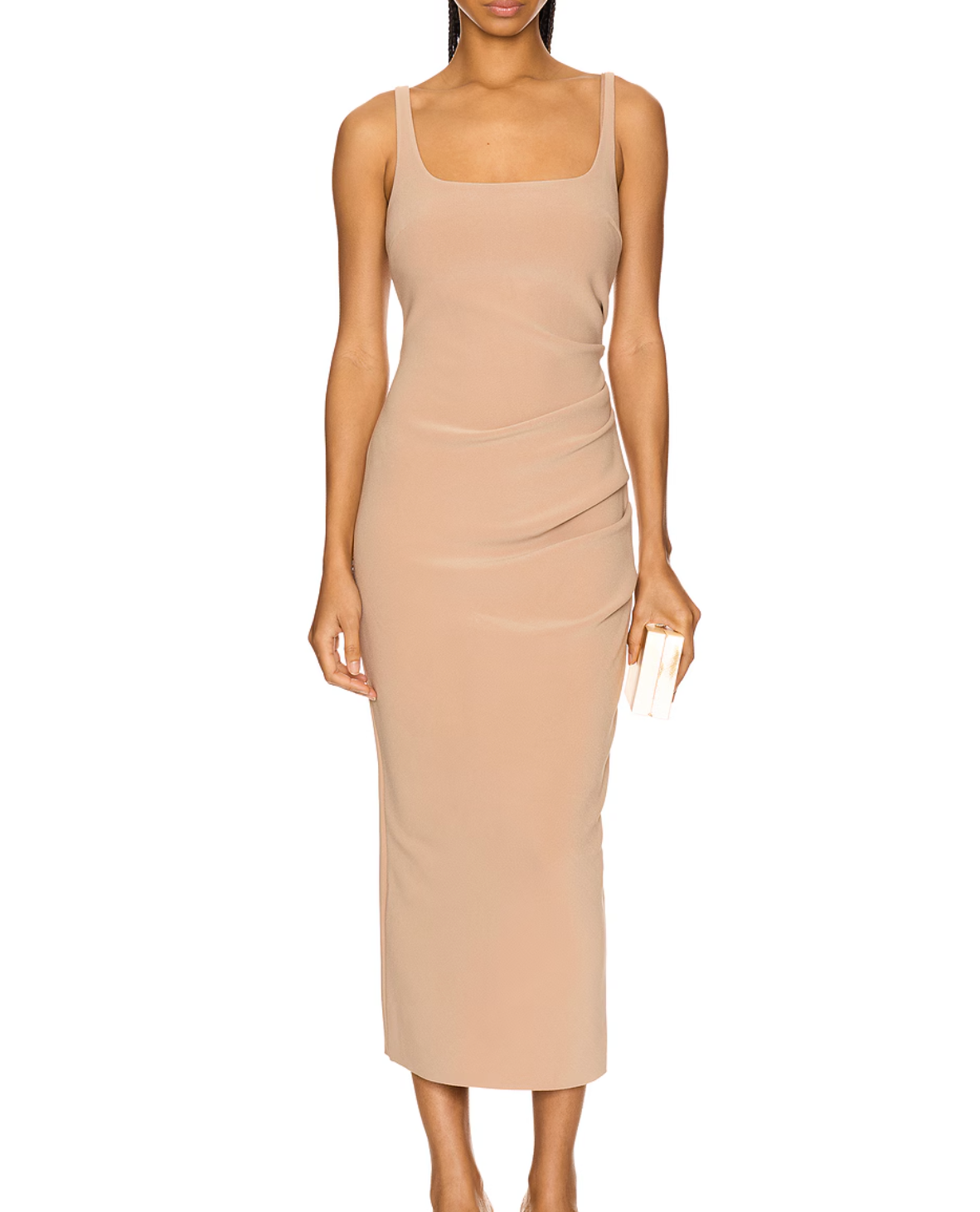Karina Tuck Midi Camel