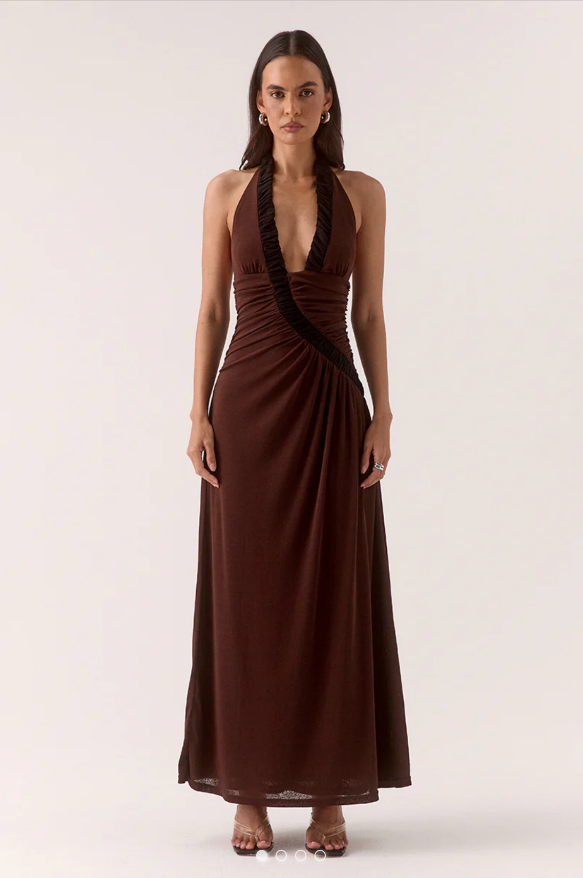 alora maxi dress Alora Maxi Dress Ganache