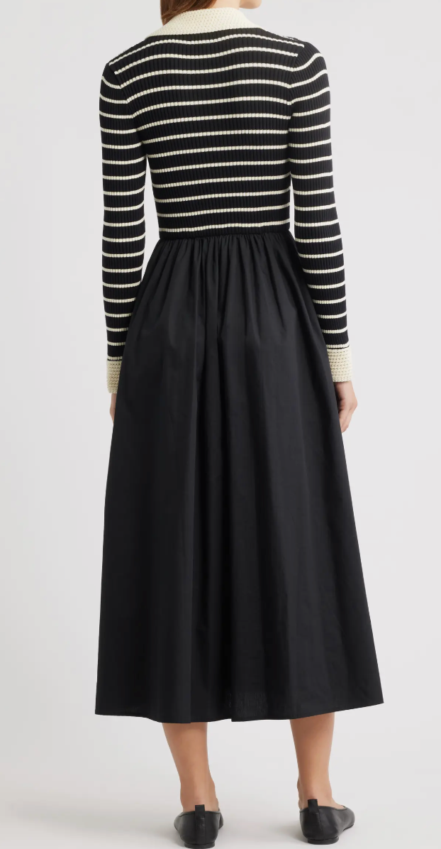 Twofer midi Dress
