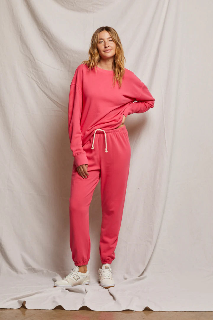 Johnny Pink Bloom Sweats