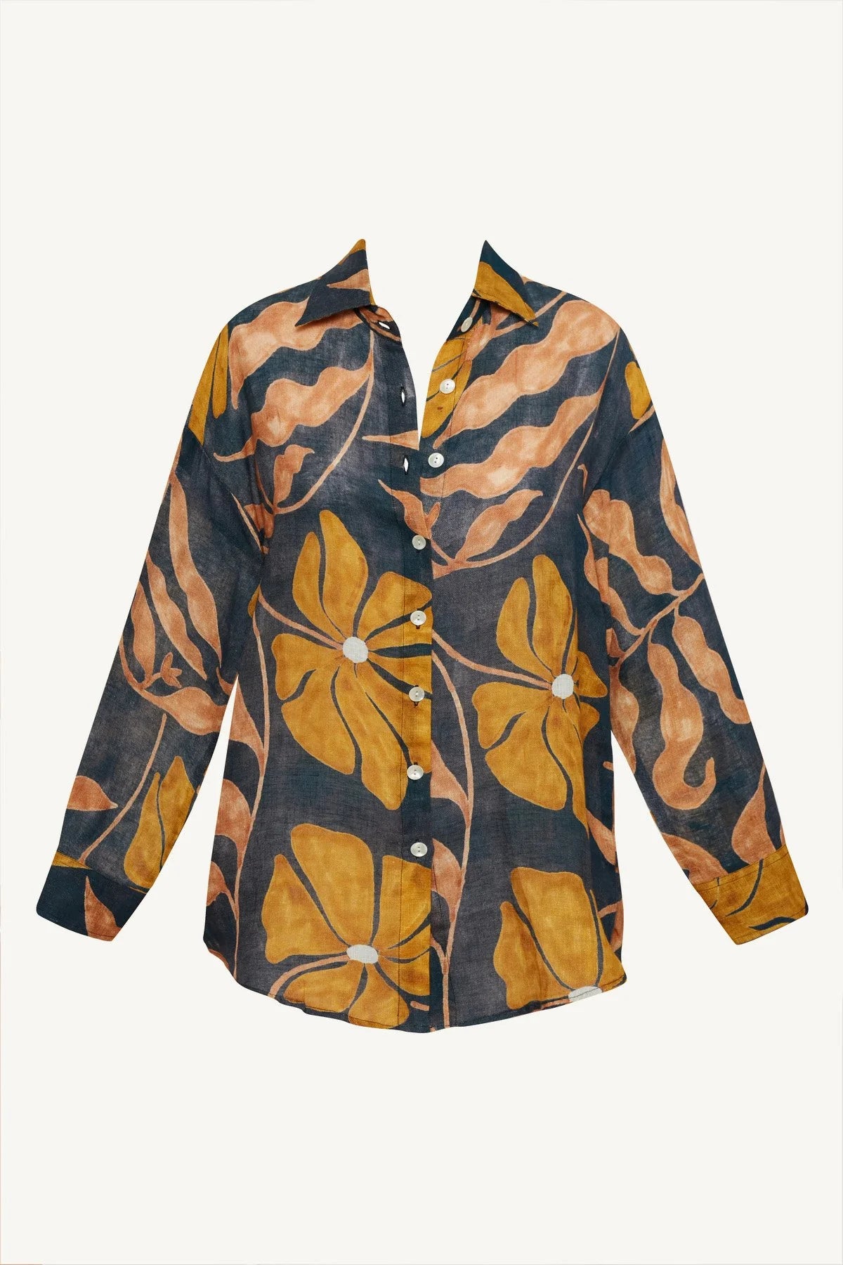 Playa Boyfriend Shirt Kelp