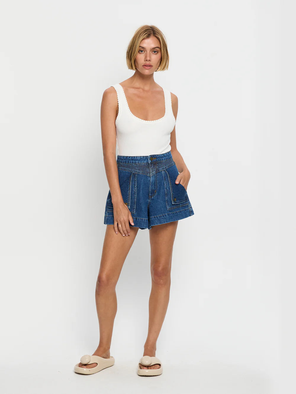 Tallulah High Neck Top