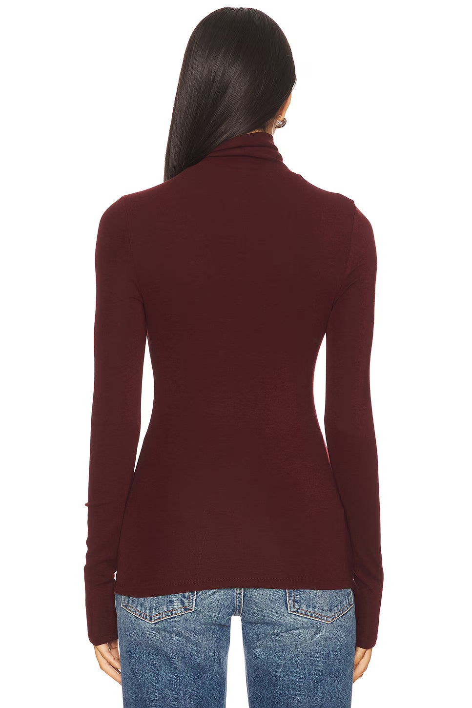 Fleur Top Bordeaux