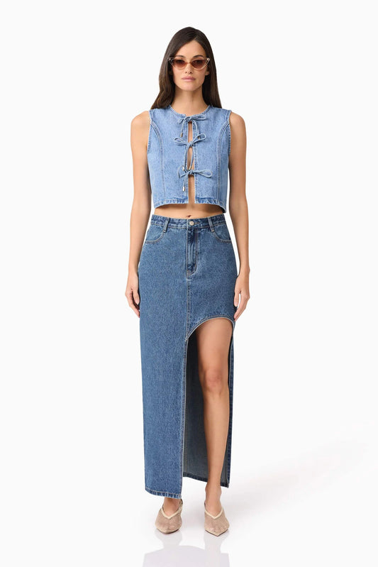 Adalynn Denim Vest