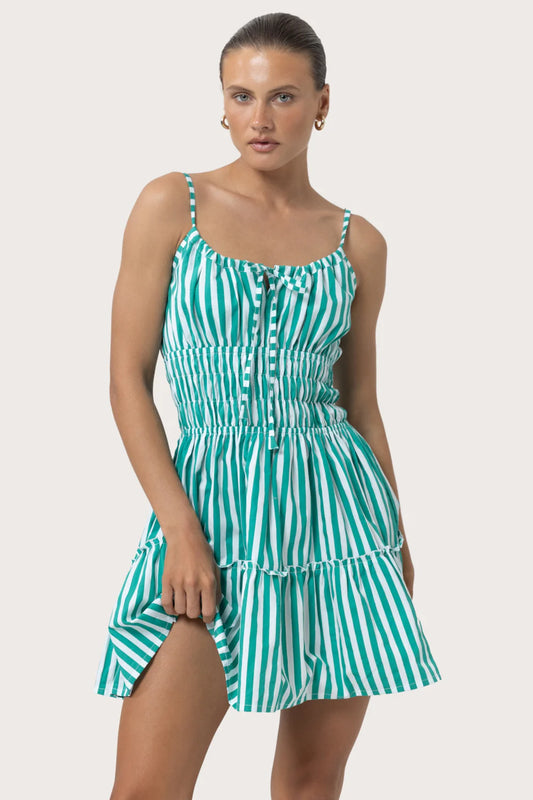 Rosa Poplin Dress Kelly