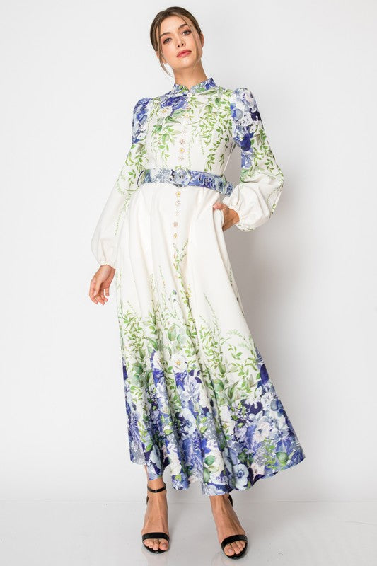 garden floral maxi