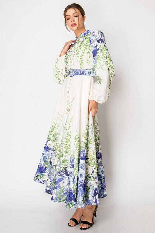 garden floral maxi