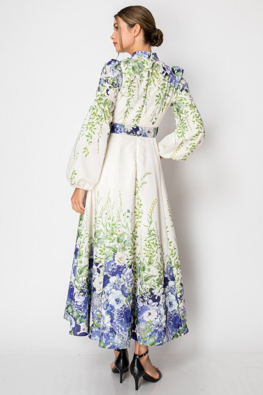 garden floral maxi