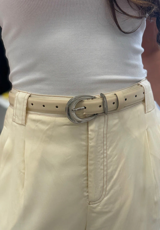 The Pilata Belt White