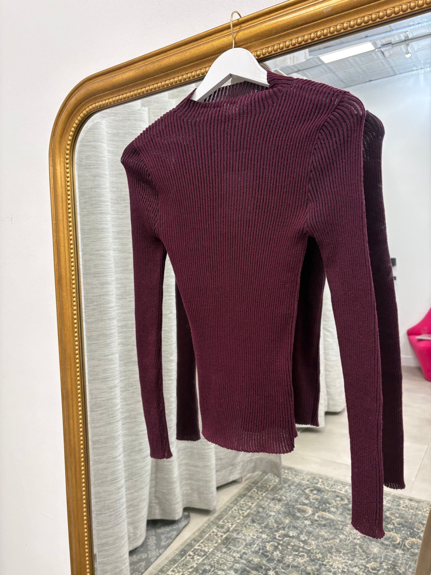 Pacie Knit Burgundy