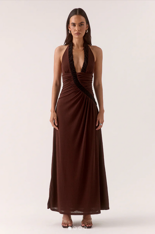 Alora Maxi Dress Ganache