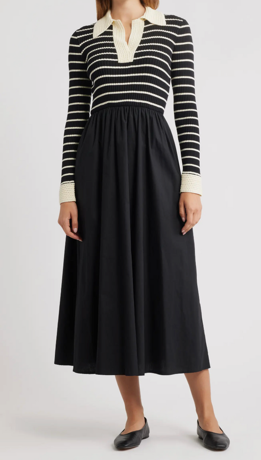Twofer midi Dress