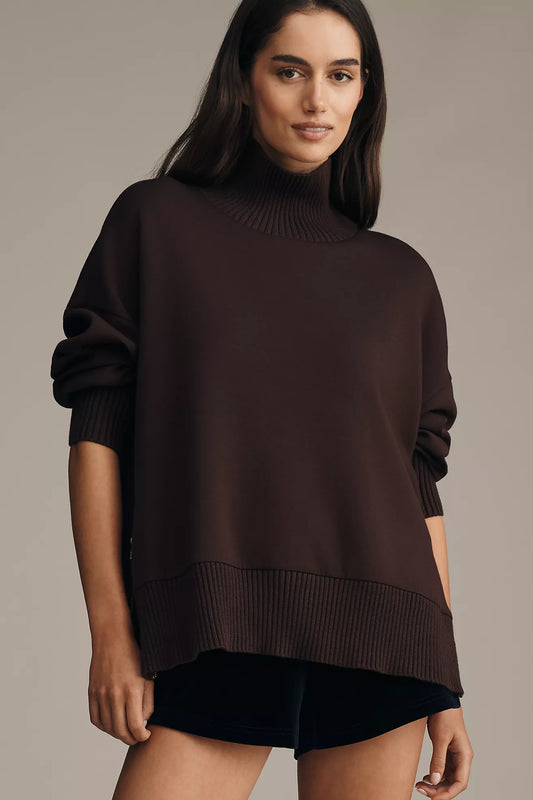 Barker High Neck in Coffee Bean
