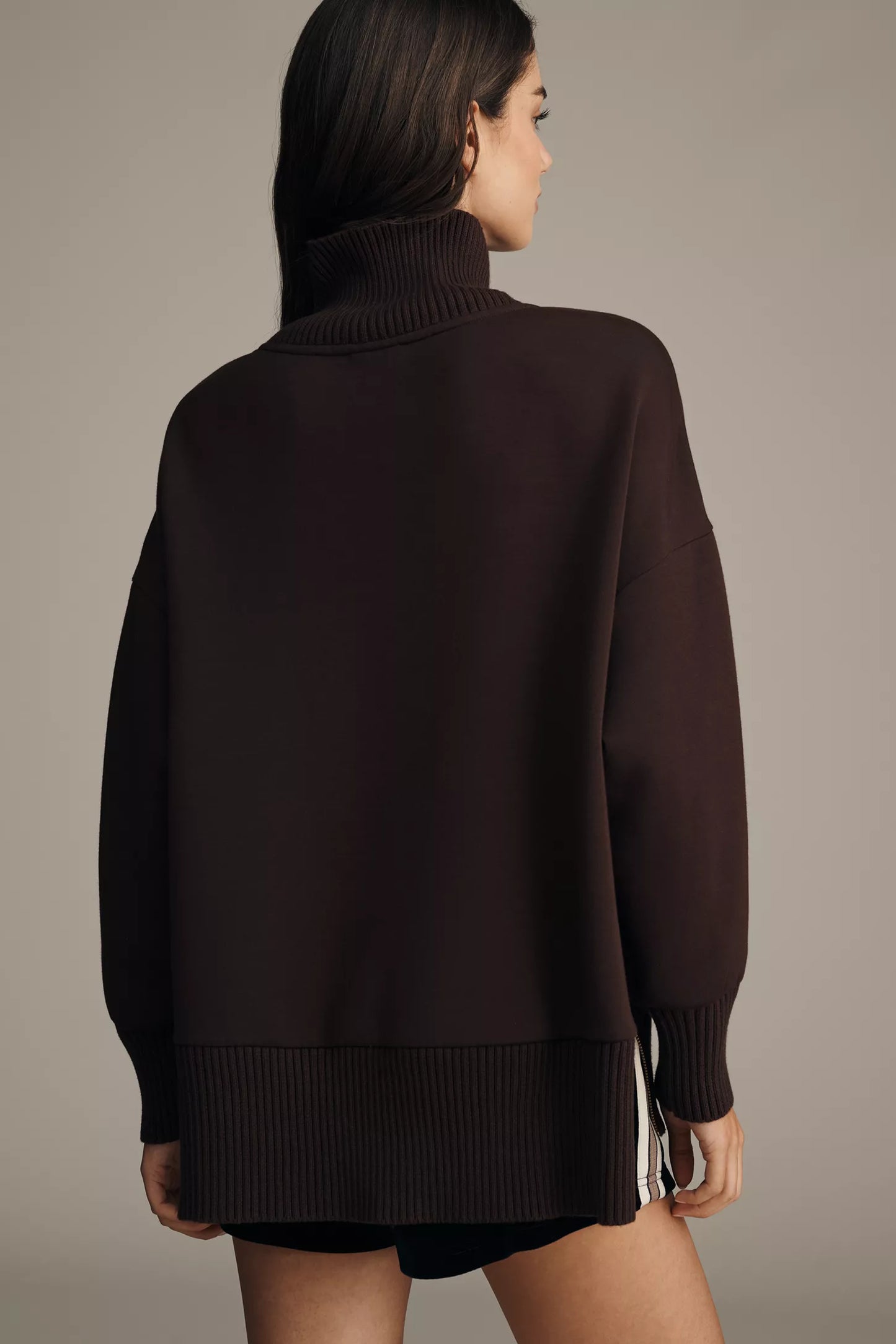 Barker High Neck in Coffee Bean