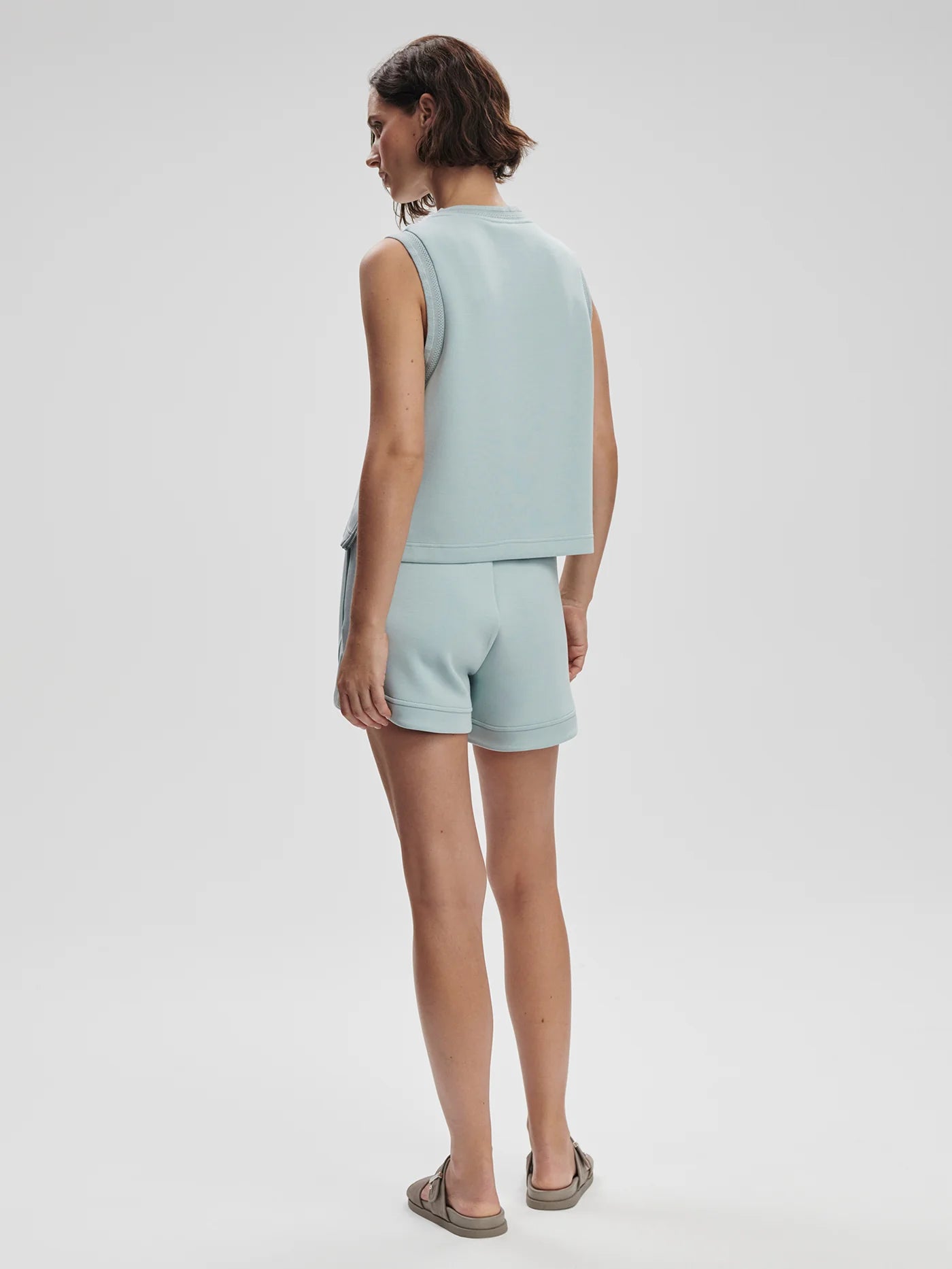 Shea Crop top Ether Blue