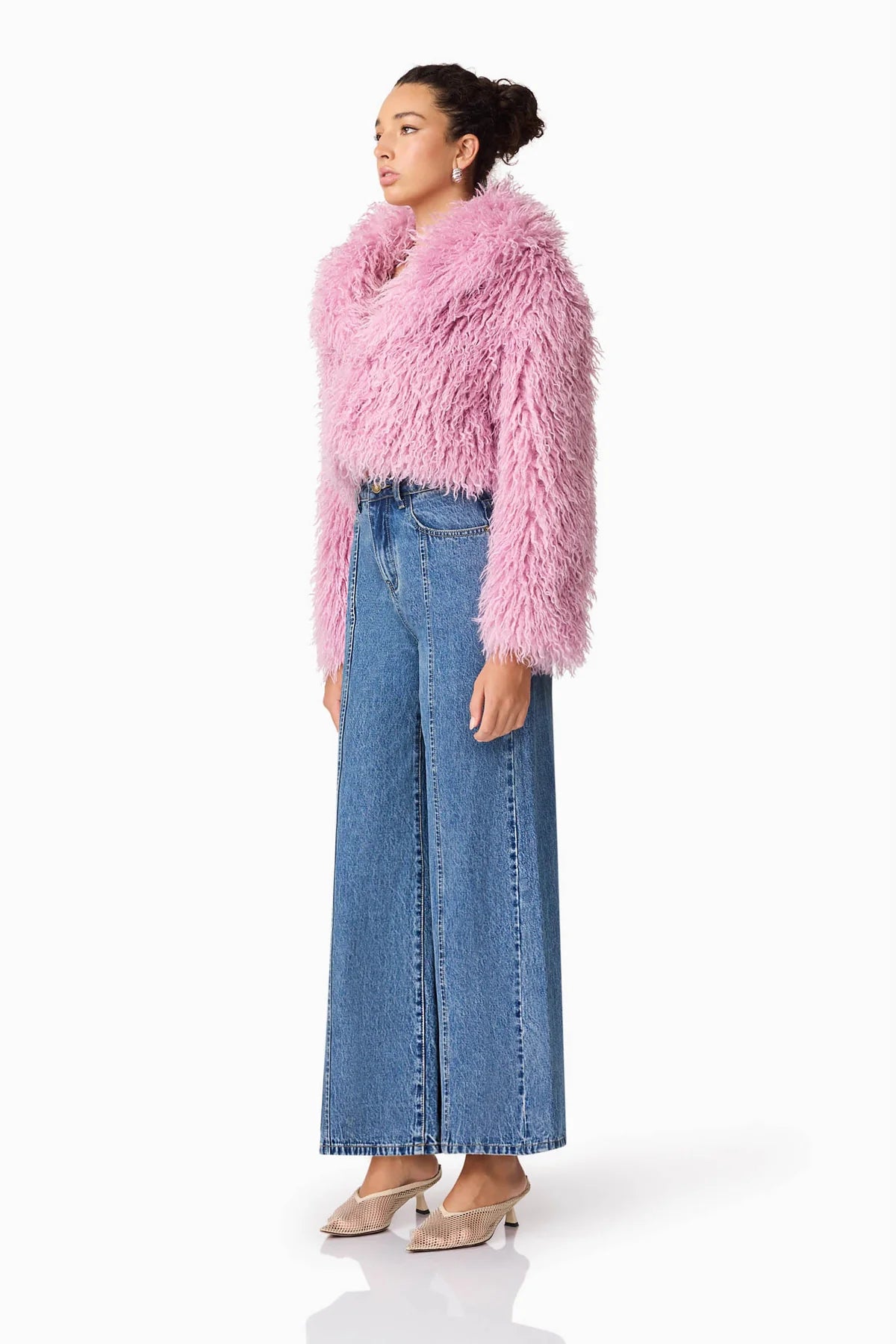 Faux Fur Cropped Jacket