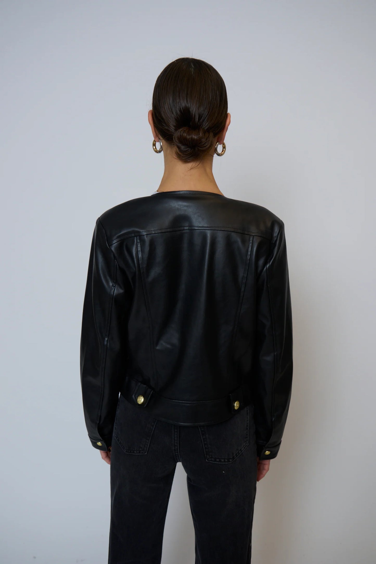 Naomi Vegan Leather Jacket