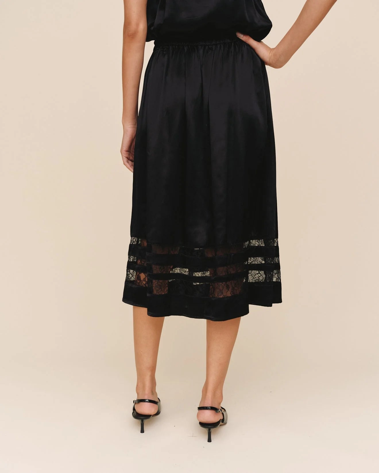 Midi Lace Skirt