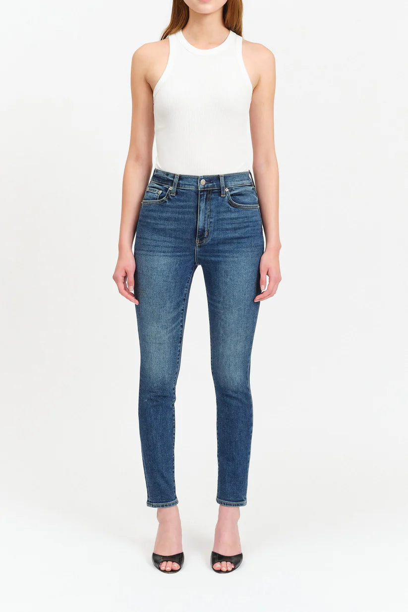Money Maker High Rise Skinny dark wash