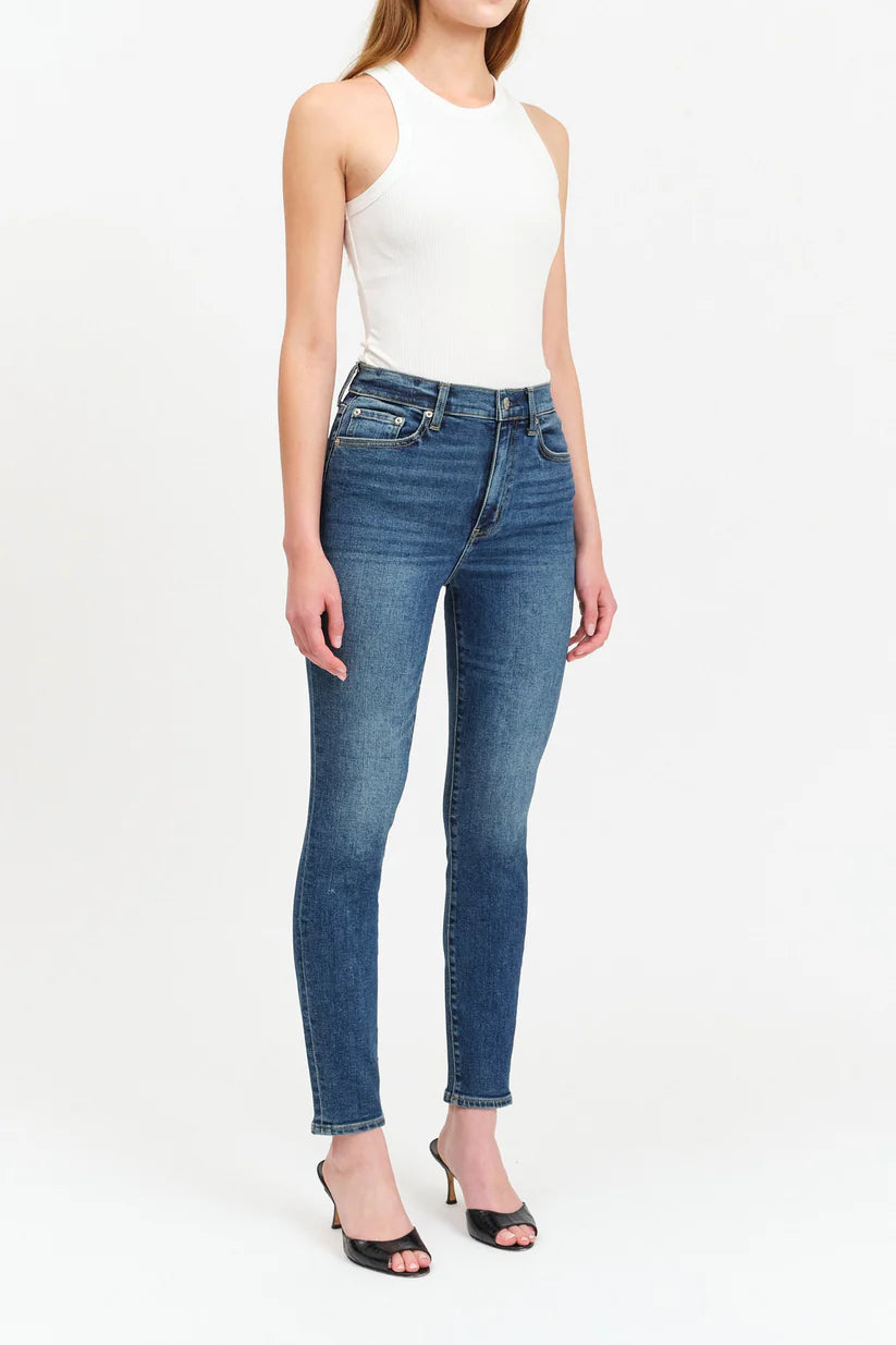 Money Maker High Rise Skinny dark wash