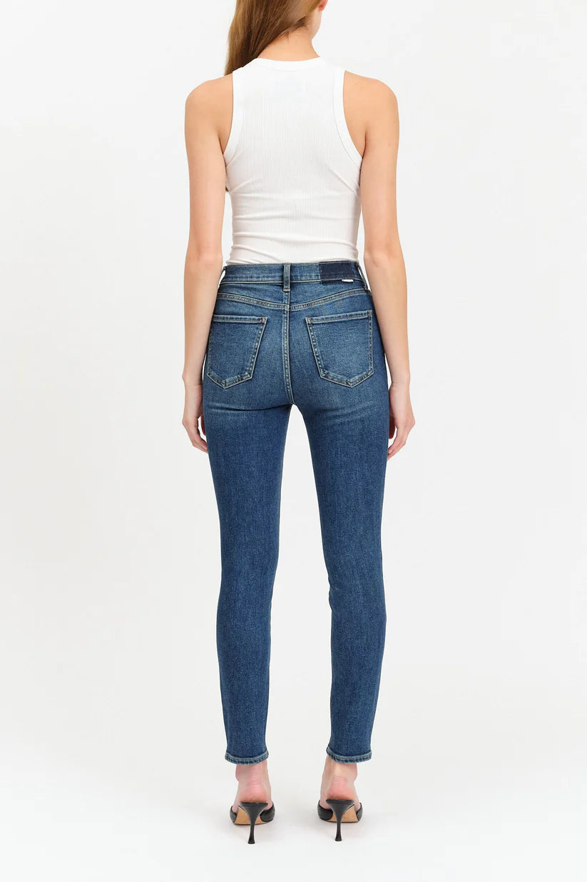 Money Maker High Rise Skinny dark wash