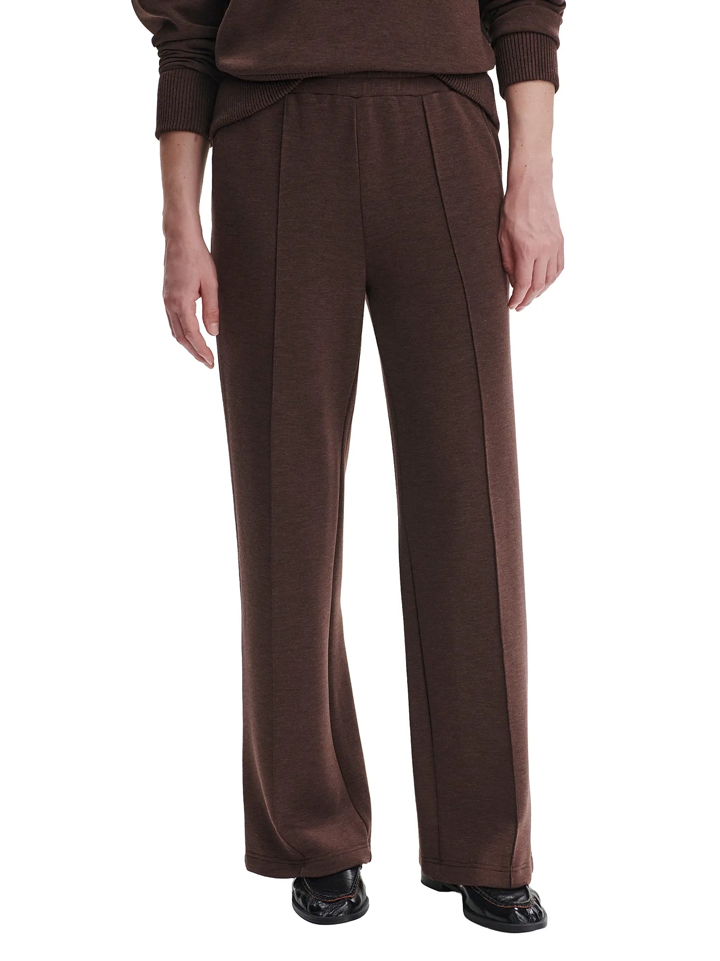 The Wide Leg Pant In Coffee Bean