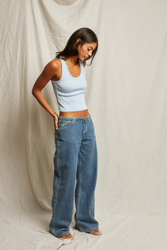 Blondie Tank Sky Blue